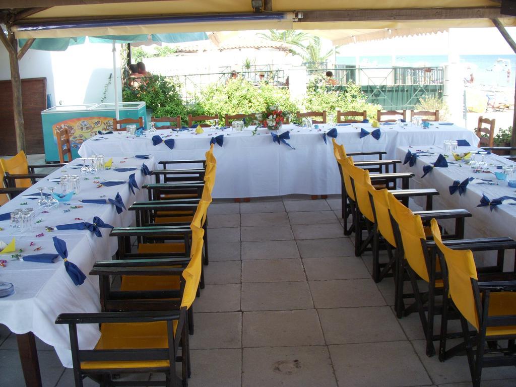 Likourgos Beach Kavos Bagian luar foto
